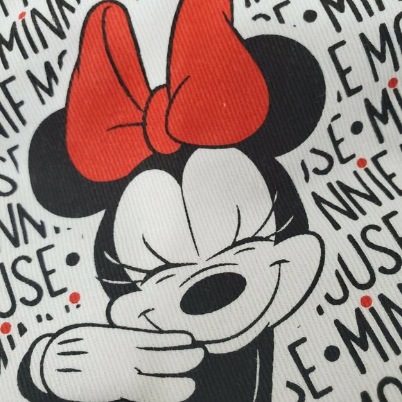 Disney Minnie Mouse Mini Oven Mitts 2pc new all over print white backing flirty - Picture 8 of 8